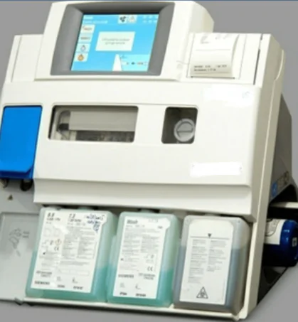 جهاز تحليل غازات الدم بالمحاليل